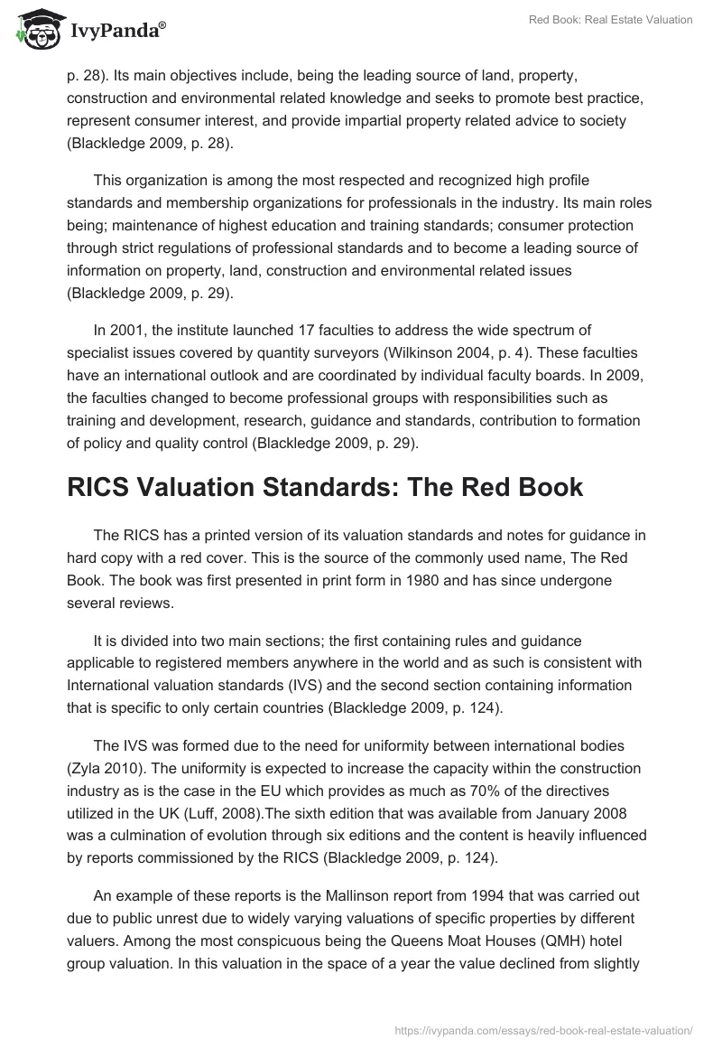 Red Book: Real Estate Valuation. Page 4
