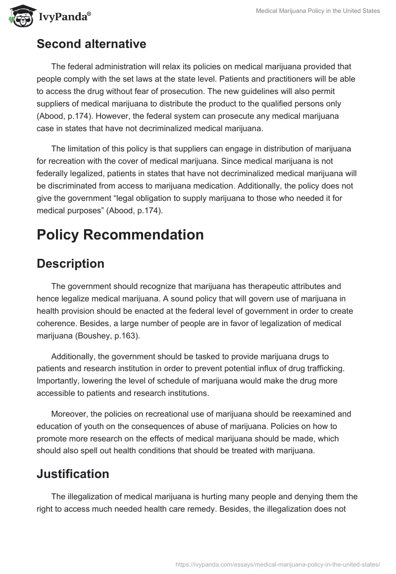 Medical Marijuana Policy in the United States. Page 4