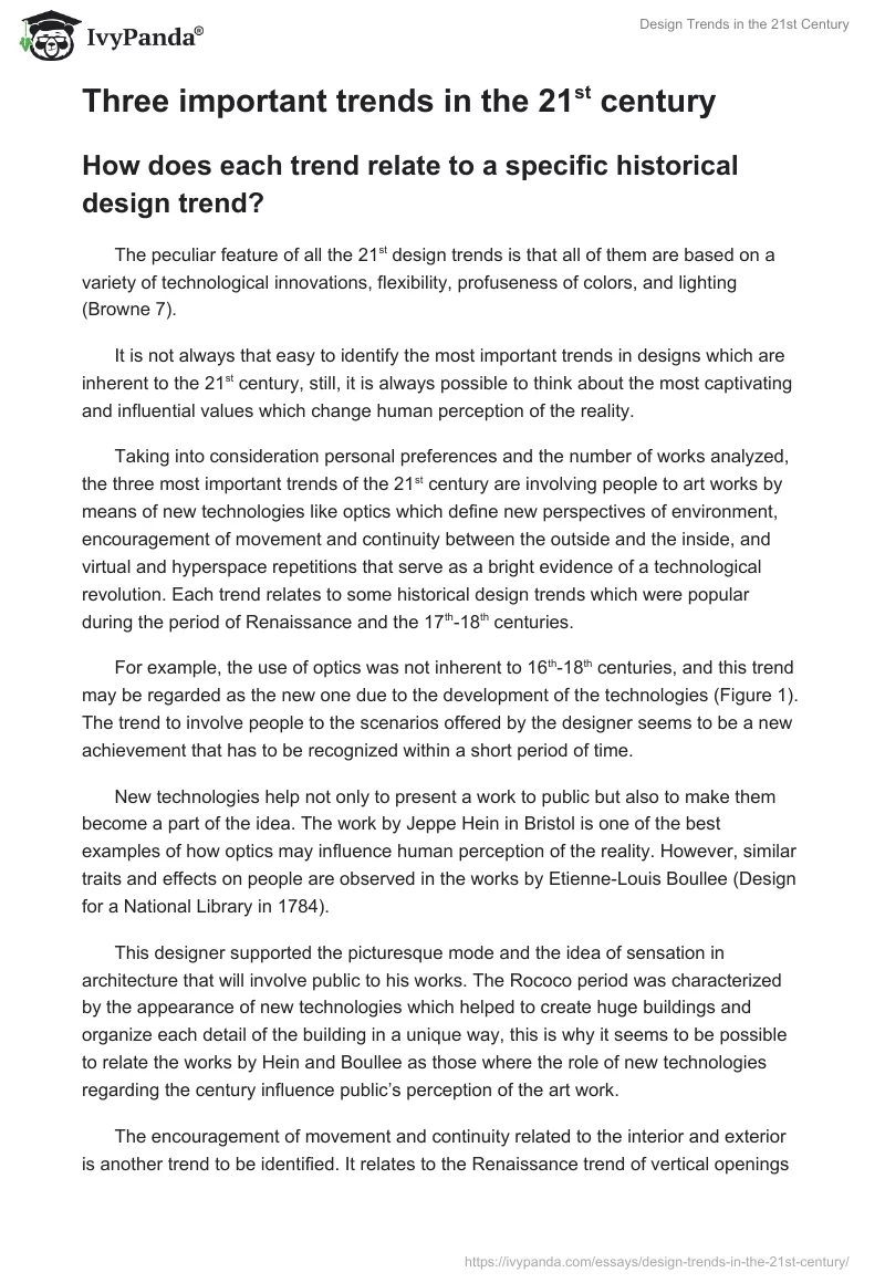 Design Trends in the 21st Century. Page 2