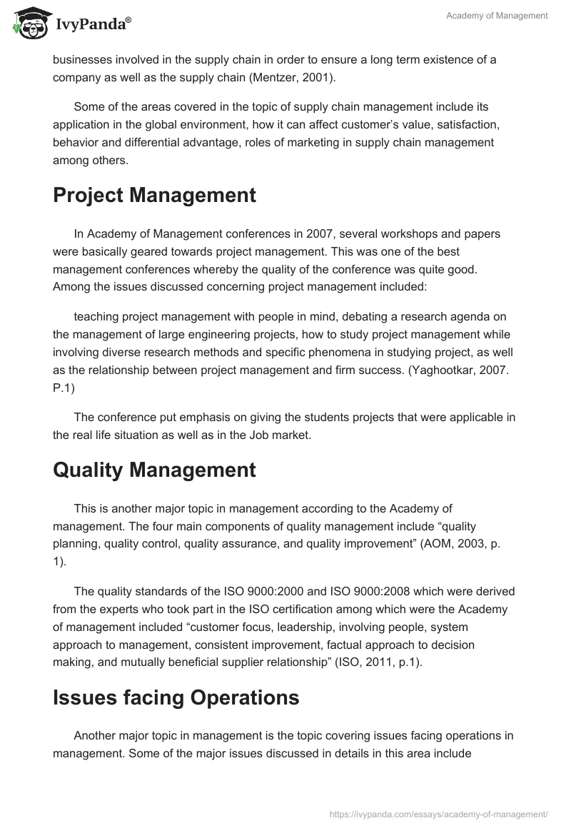Academy of Management. Page 3