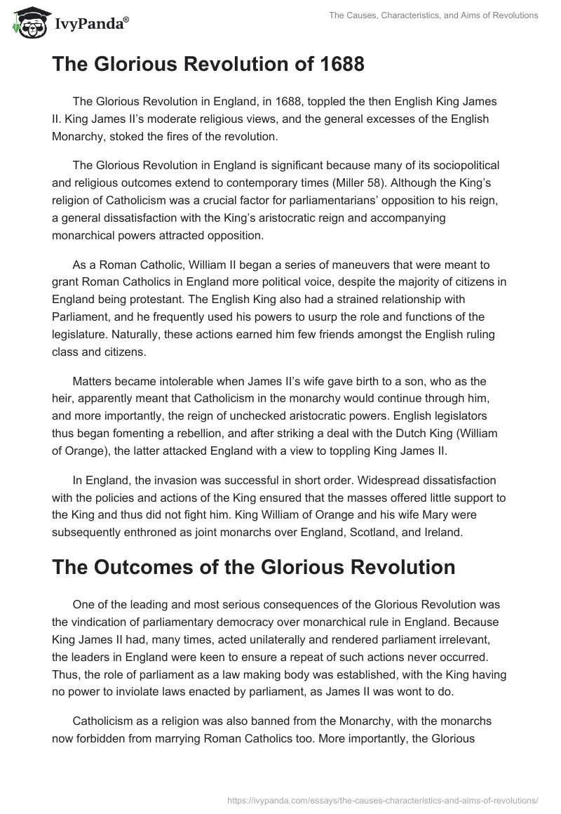 The Causes, Characteristics, and Aims of Revolutions. Page 2
