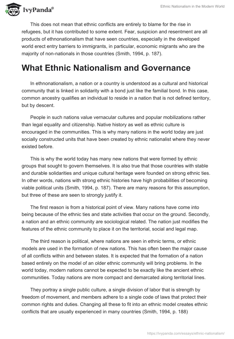 Ethnic Nationalism in the Modern World. Page 3