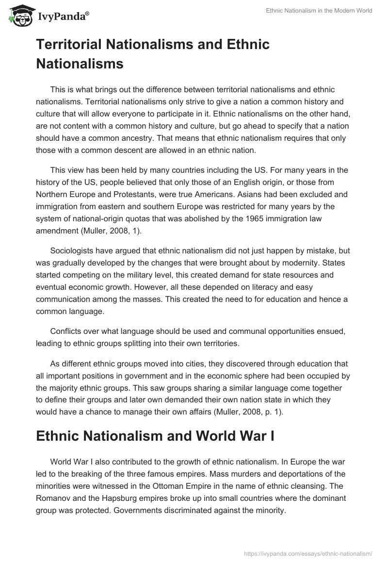 Ethnic Nationalism in the Modern World. Page 4