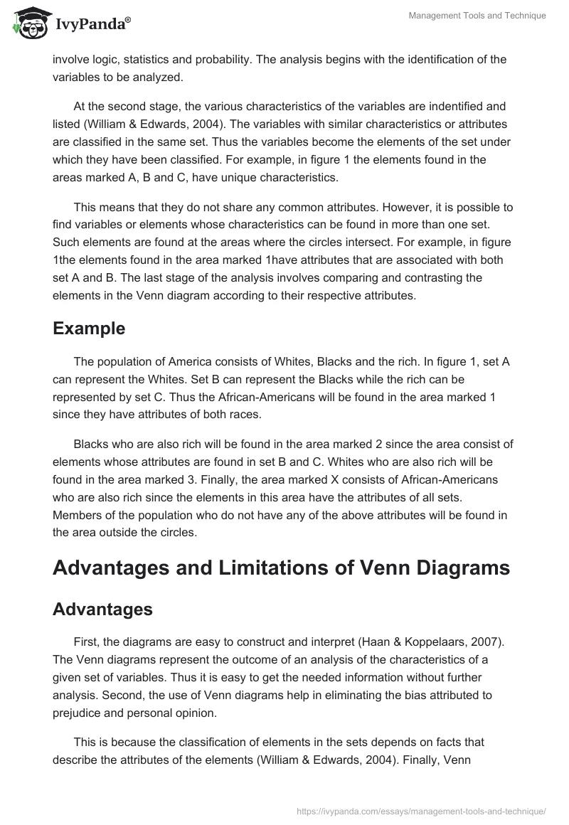 Management Tools and Technique. Page 3