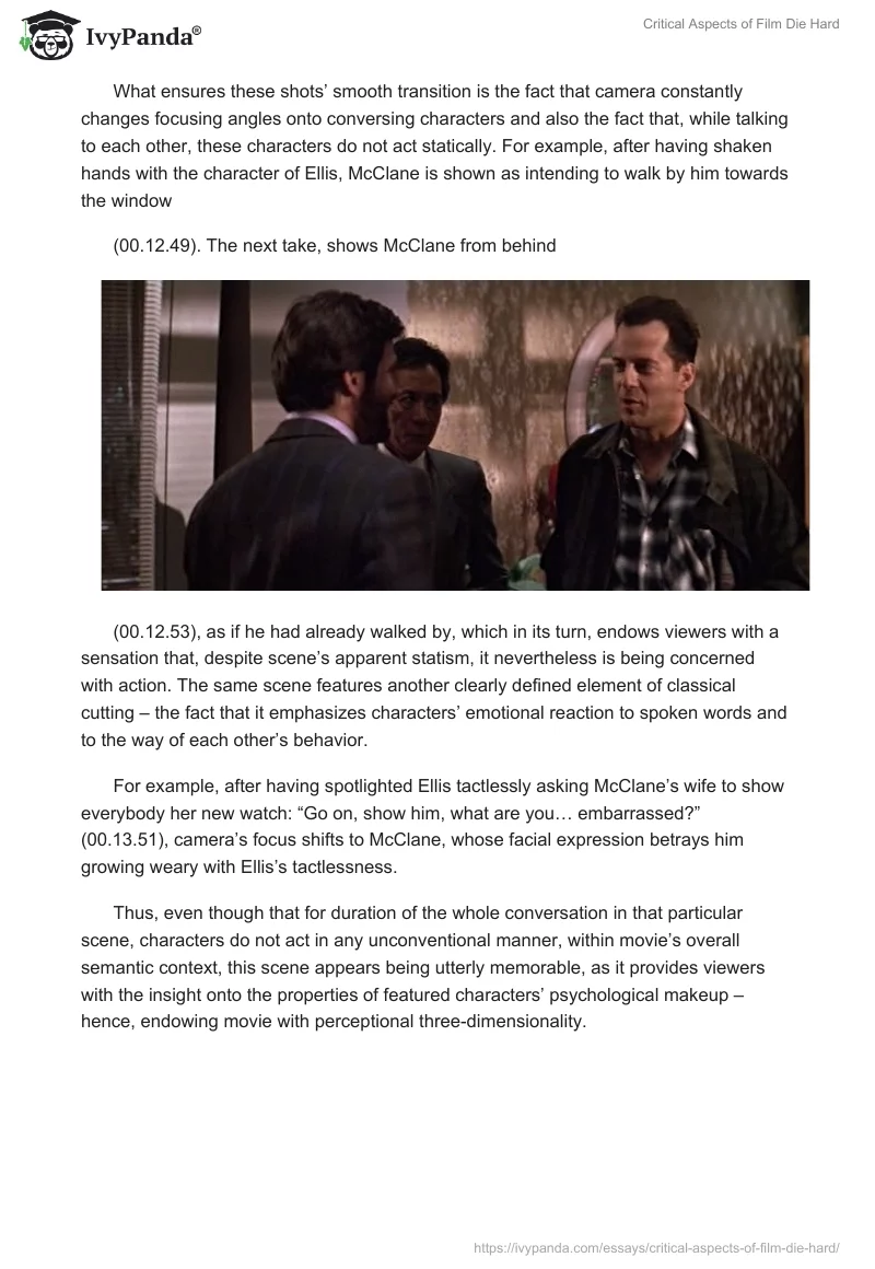 Critical Aspects of Film Die Hard. Page 4
