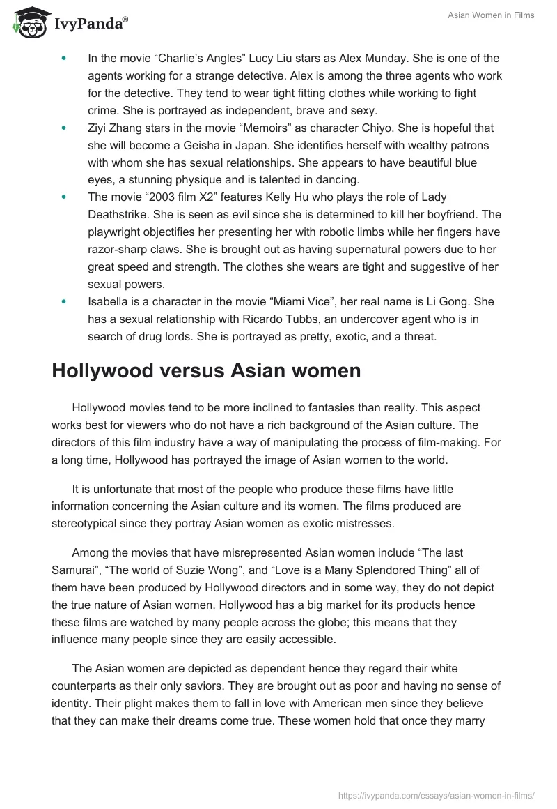 Asian Women in Films. Page 5