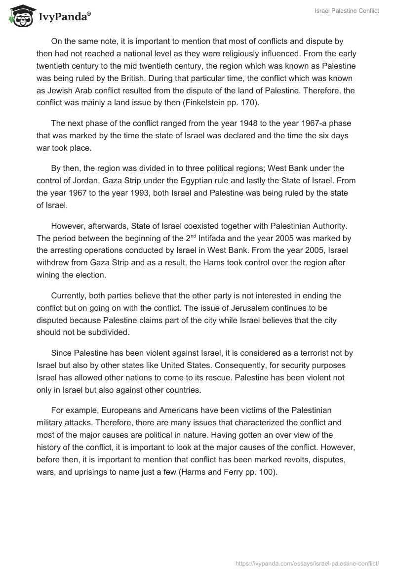 Israel Palestine Conflict. Page 2