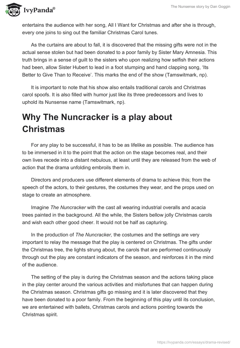 The Nunsense story by Dan Goggin. Page 5