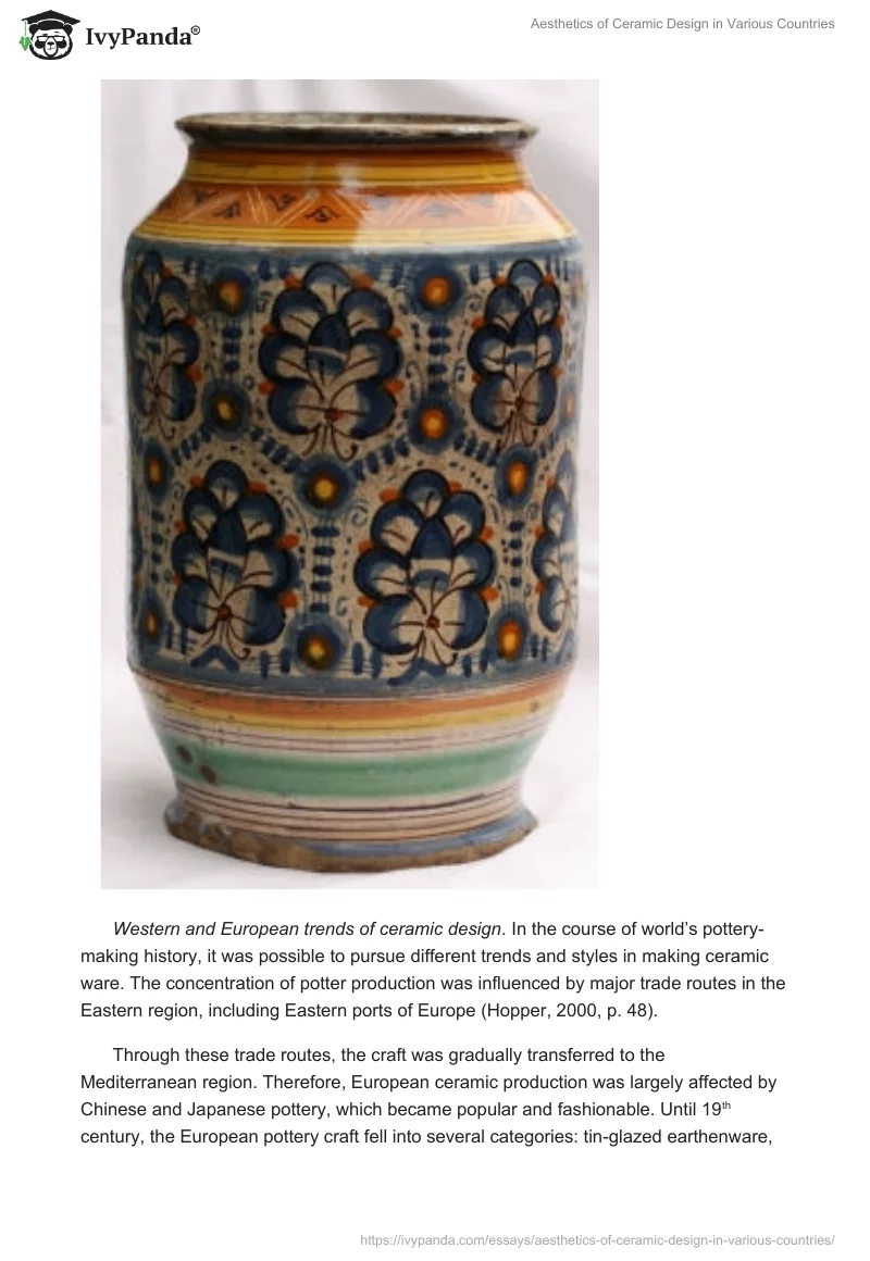 Aesthetics of Ceramic Design in Various Countries. Page 4