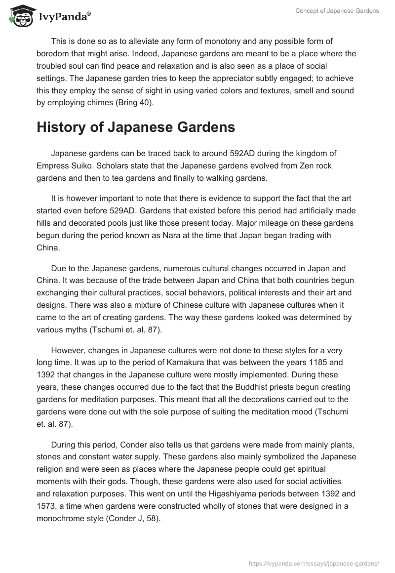 Concept of Japanese Gardens. Page 2