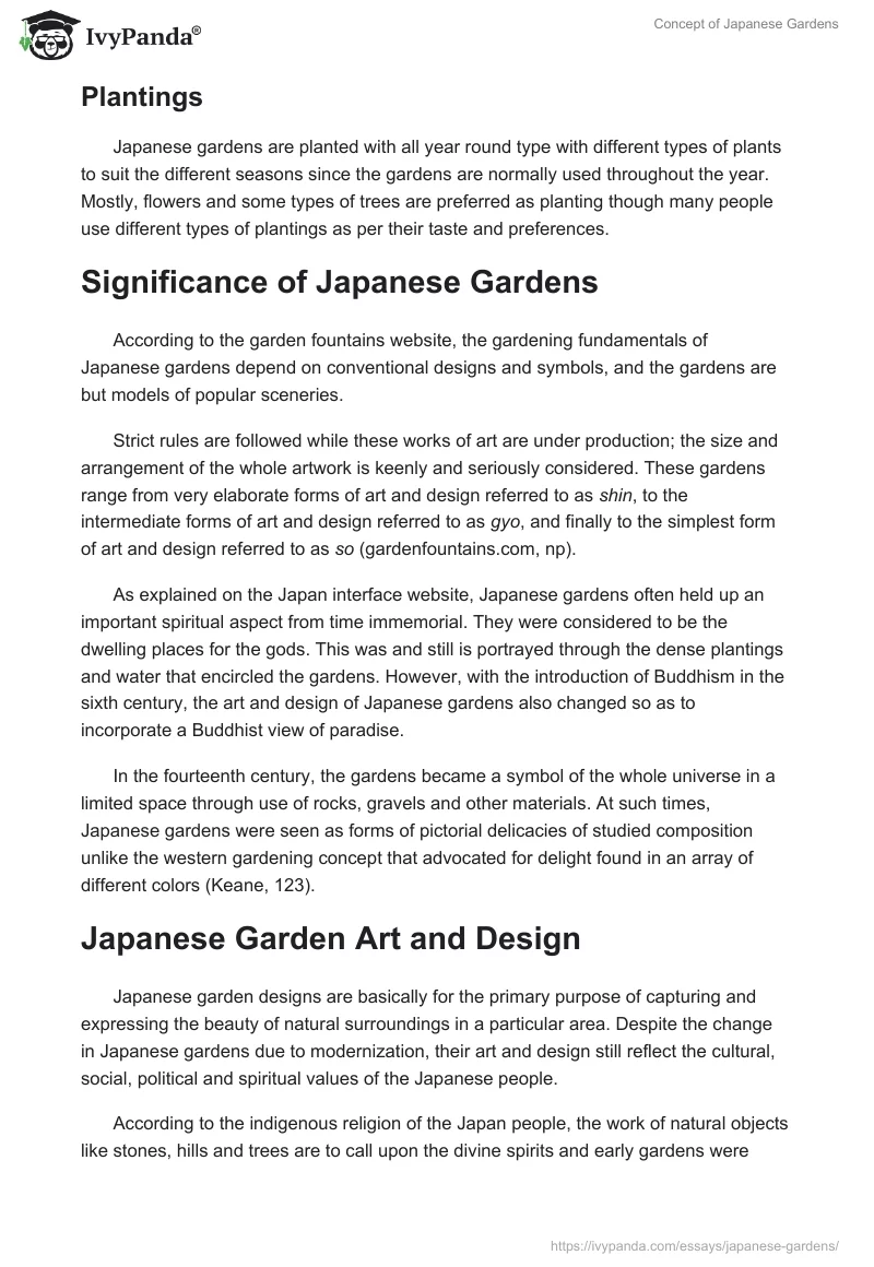 Concept of Japanese Gardens. Page 5