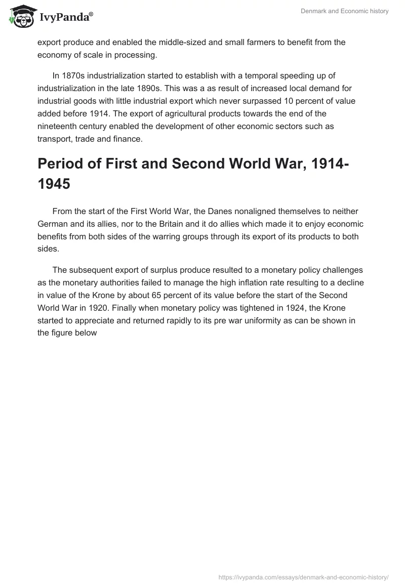 Denmark and Economic history. Page 5