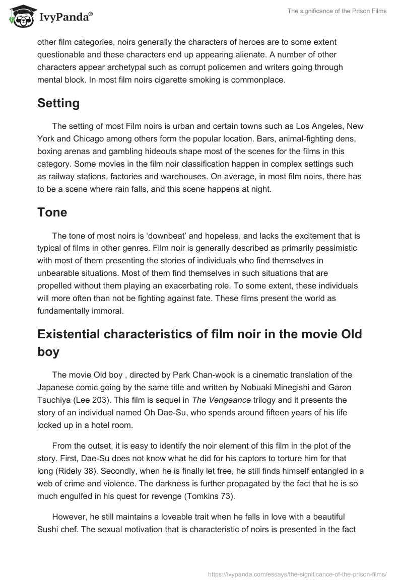 The Significance of the Prison Films. Page 3