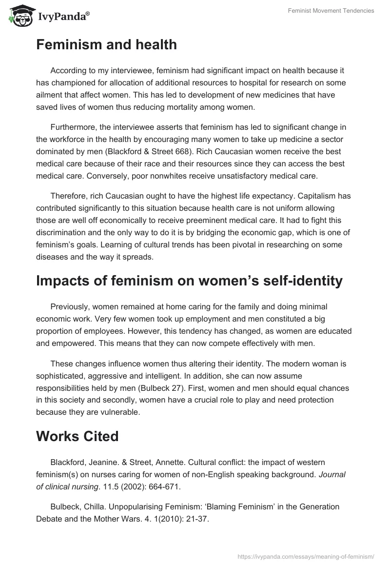 Feminist Movement Tendencies. Page 3