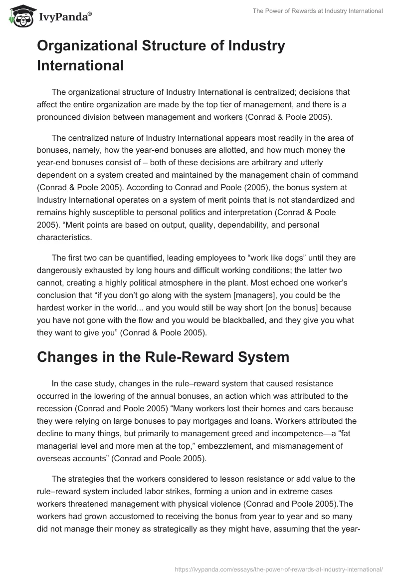 The Power of Rewards at Industry International. Page 2