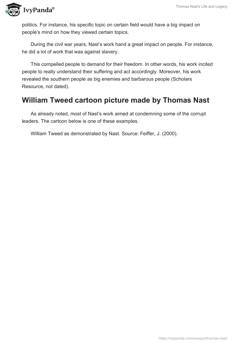 Thomas Nast's Life and Legacy. Page 2