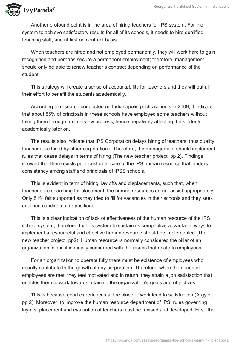 Reorganize the School System in Indianapolis. Page 3