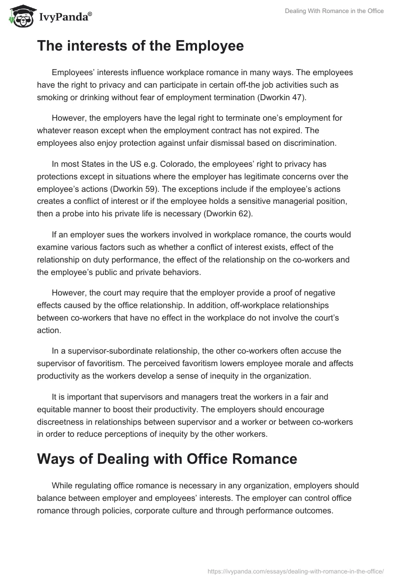 Dealing With Romance in the Office. Page 4