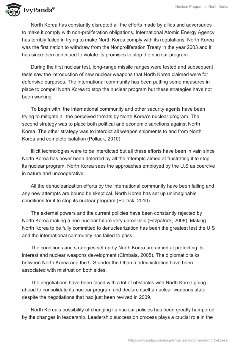 Nuclear Program in North Korea. Page 2
