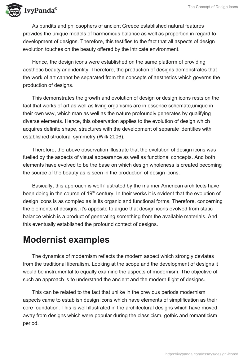 The Concept of Design Icons. Page 4
