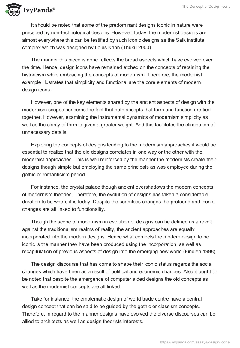 The Concept of Design Icons. Page 5