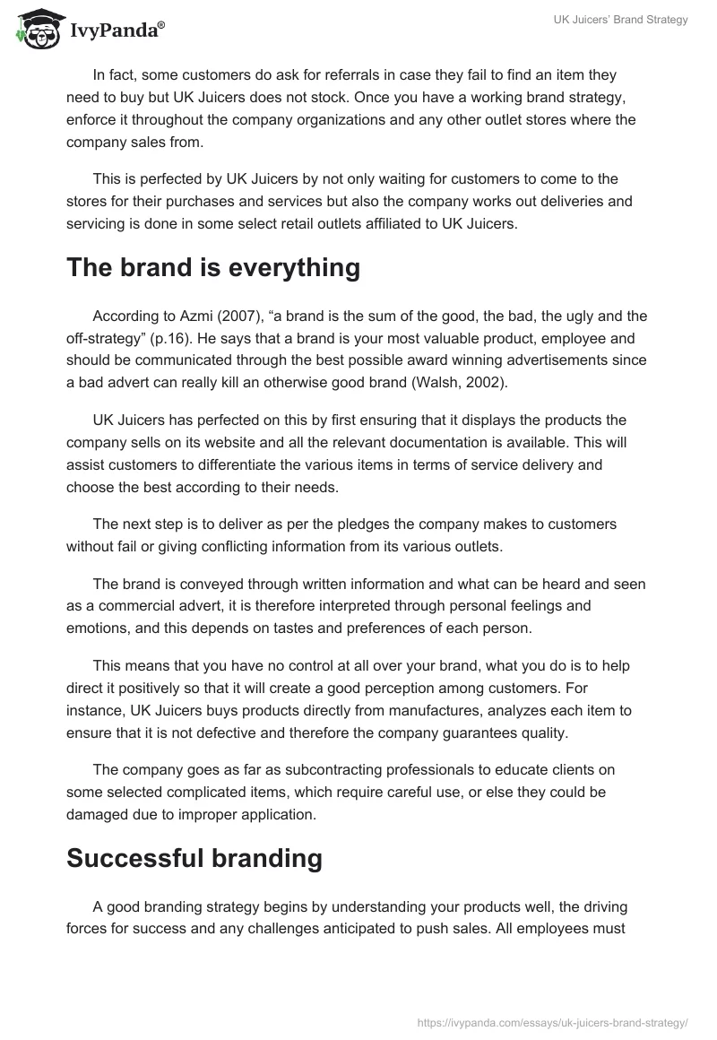 UK Juicers’ Brand Strategy. Page 4