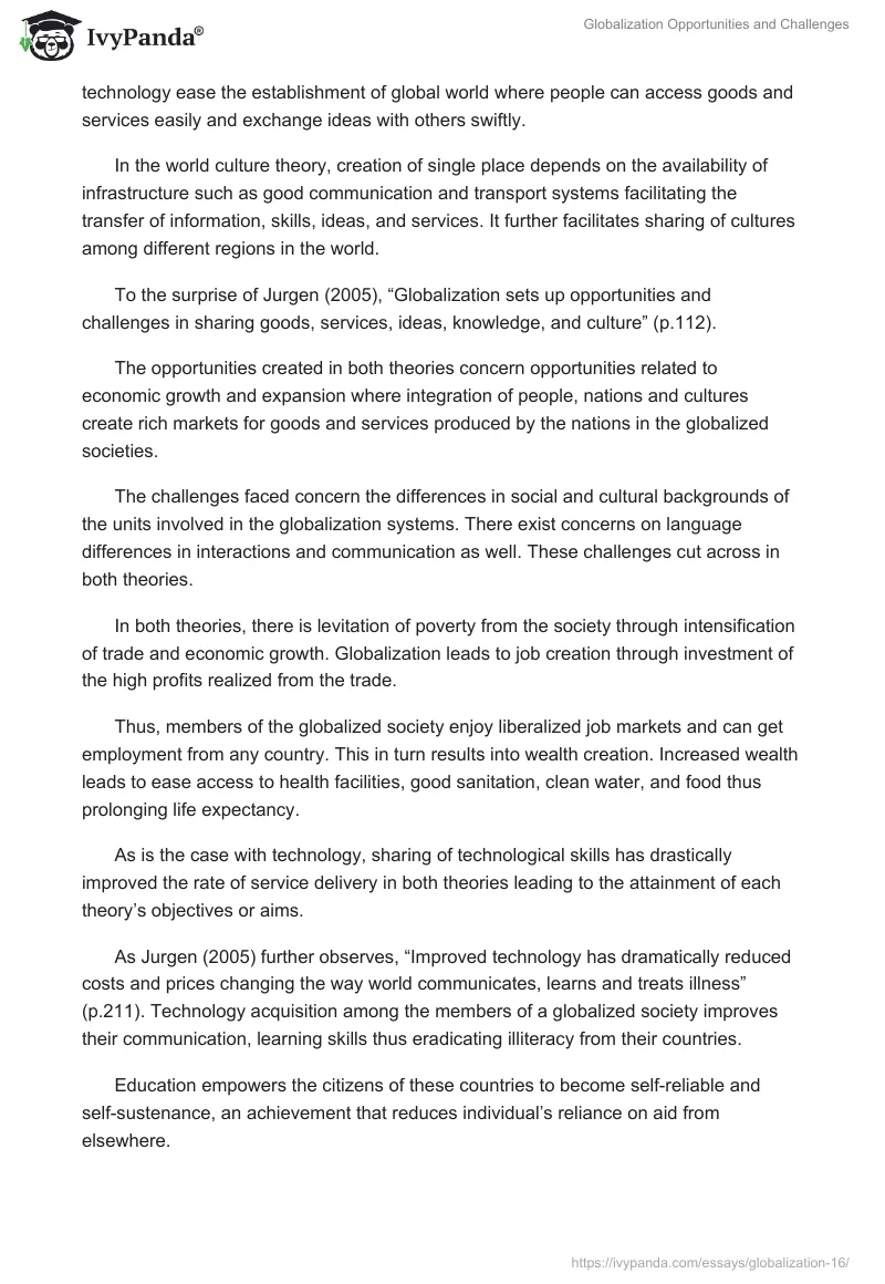 Globalization Opportunities and Challenges. Page 4