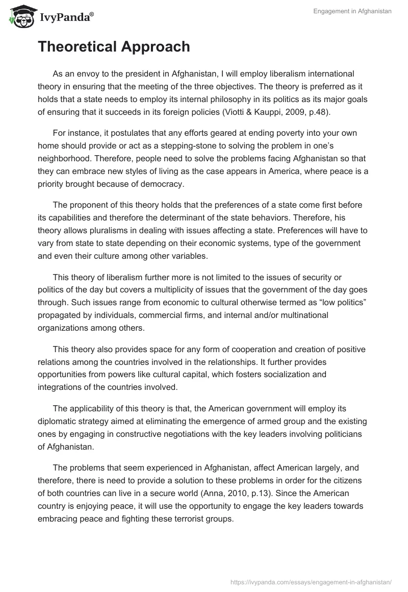 Engagement in Afghanistan. Page 2