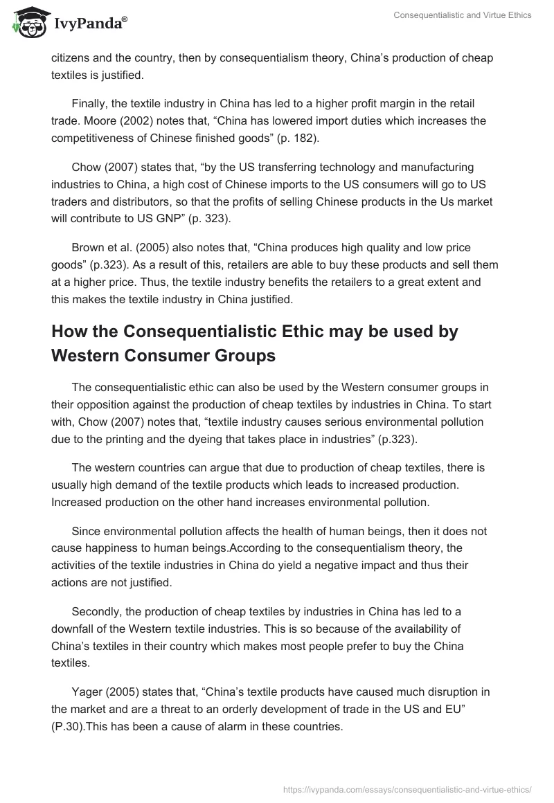 Consequentialistic and Virtue Ethics. Page 3