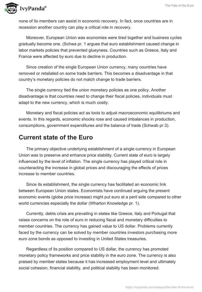 The Fate of the Euro. Page 5
