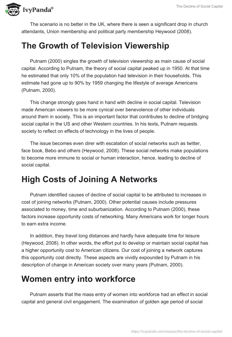 The Decline of Social Capital. Page 2