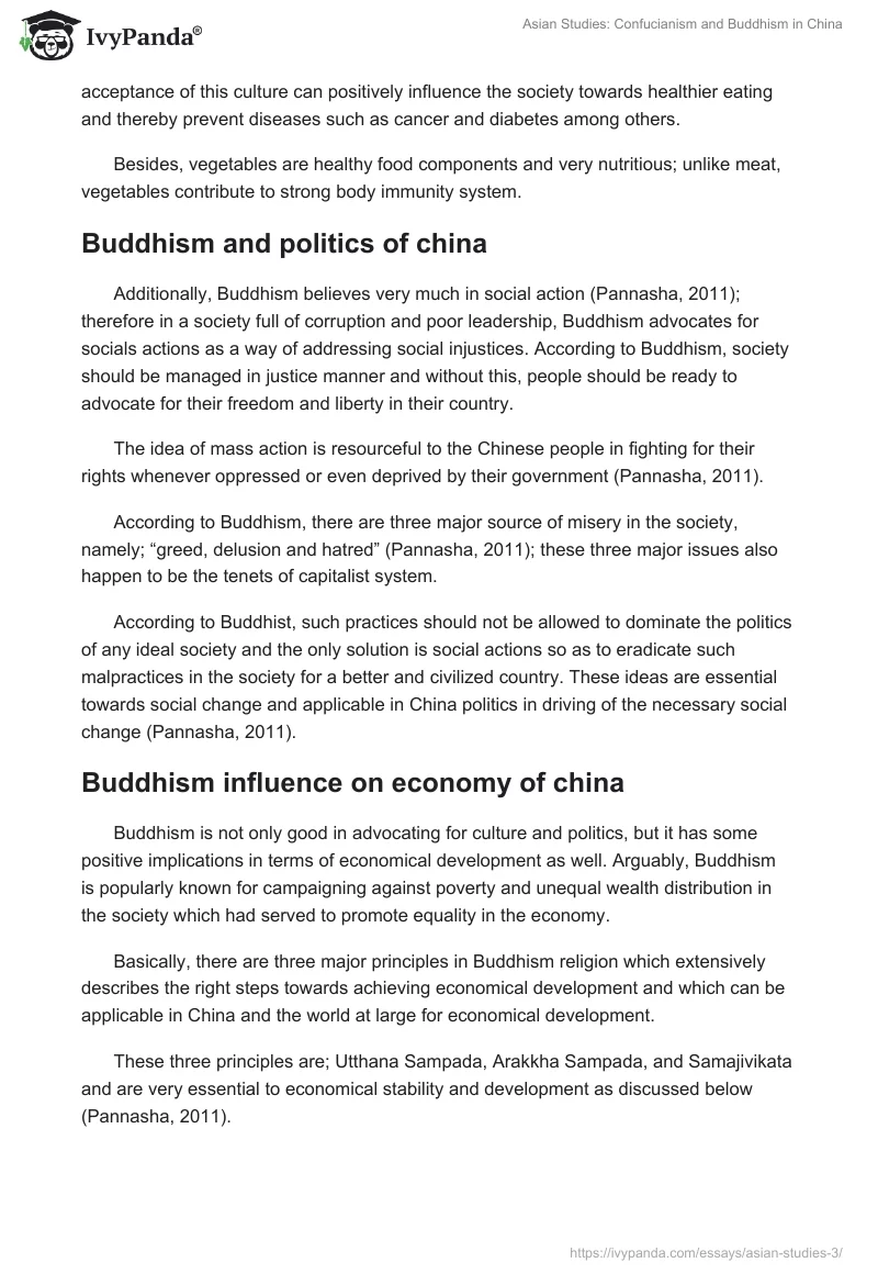 Asian Studies: Confucianism and Buddhism in China. Page 5