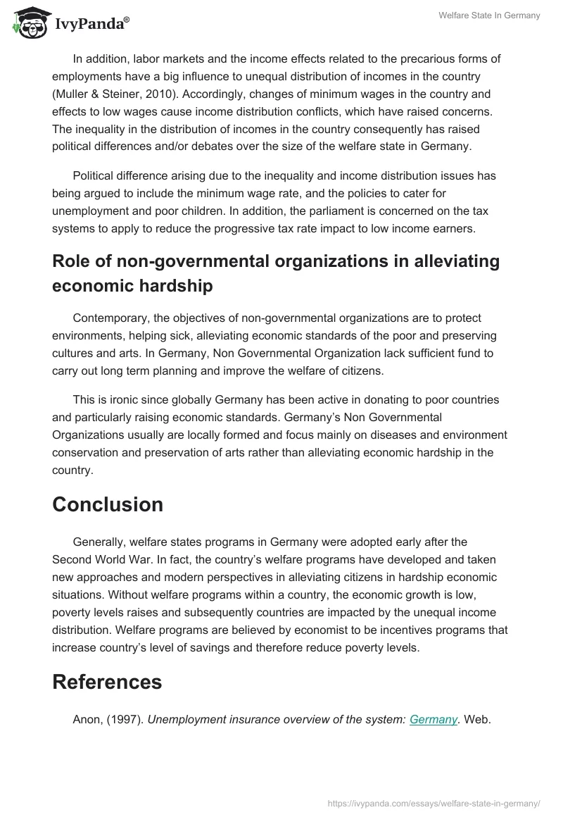 Welfare State In Germany. Page 5
