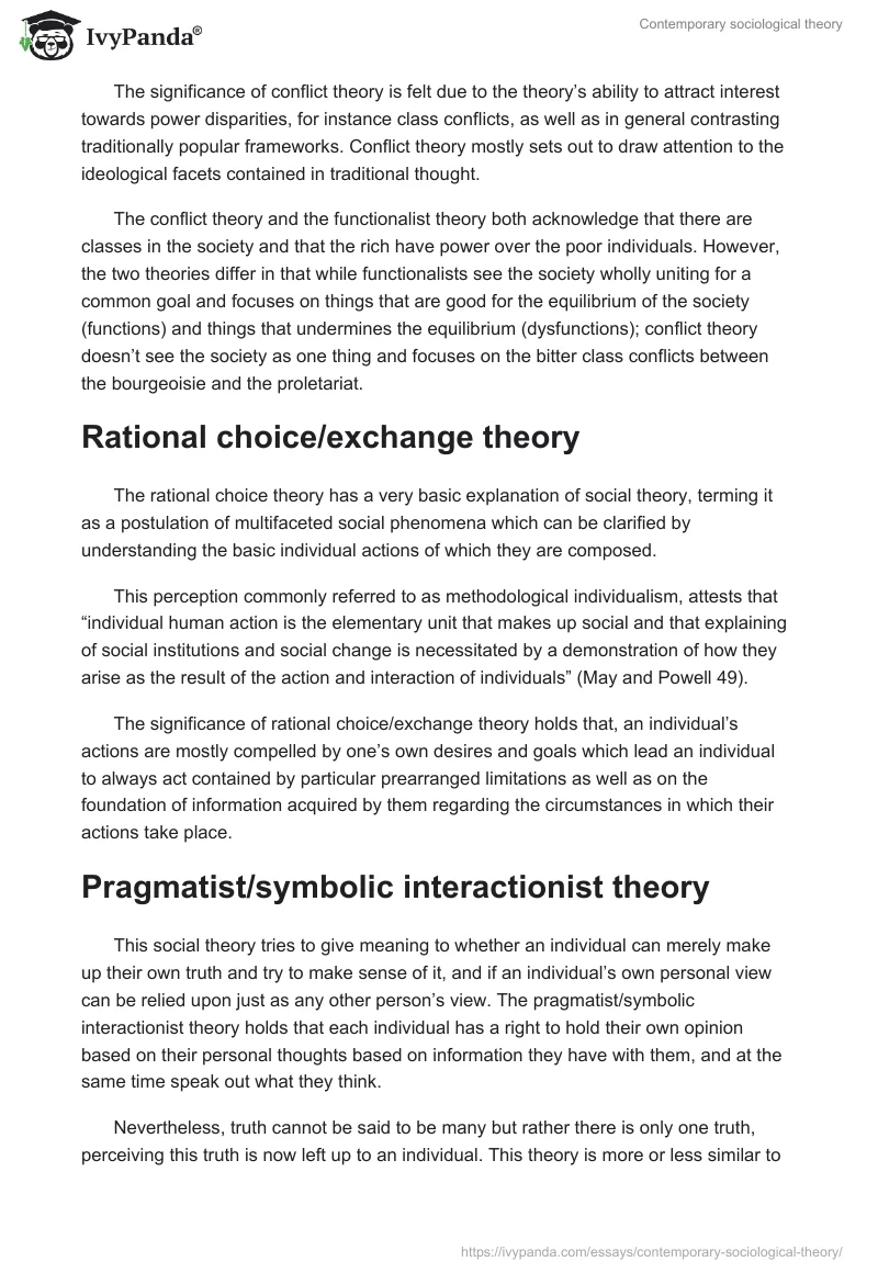 Contemporary sociological theory. Page 2