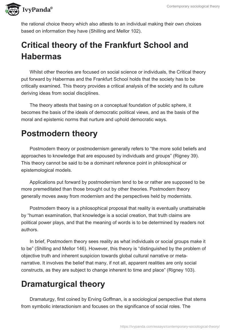 Contemporary sociological theory. Page 3