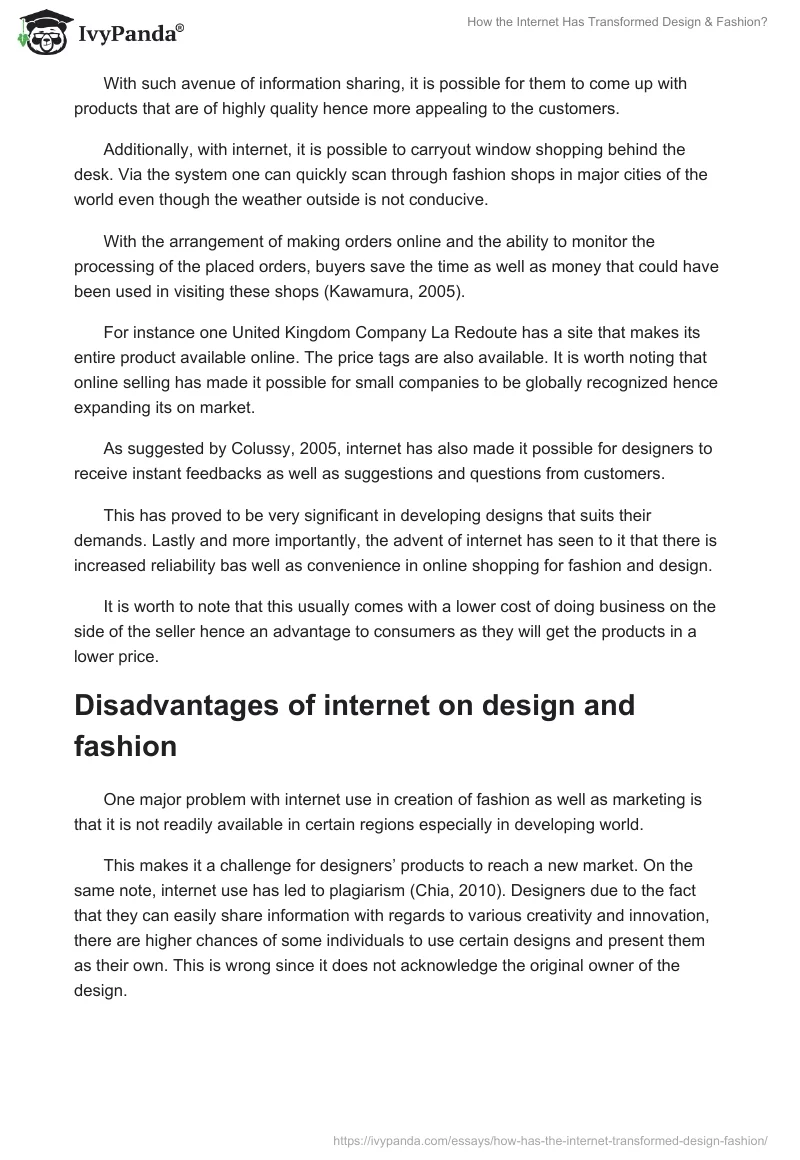 How the Internet Has Transformed Design & Fashion?. Page 2
