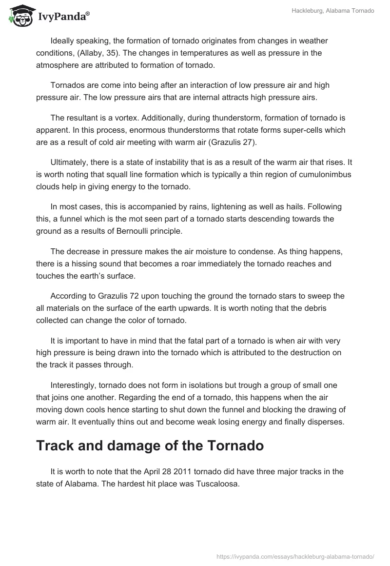 Hackleburg, Alabama Tornado. Page 2