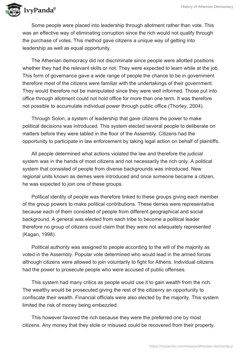 History of Athenian Democracy. Page 3