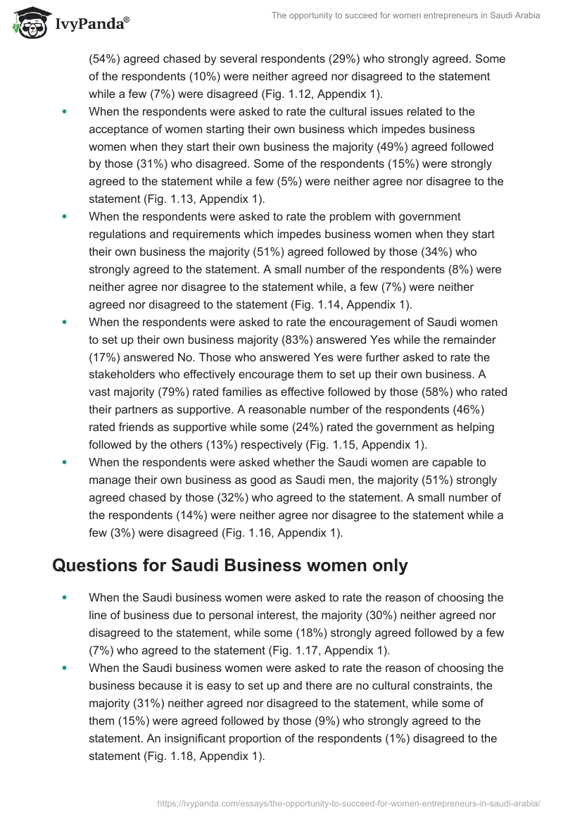 The opportunity to succeed for women entrepreneurs in Saudi Arabia. Page 4