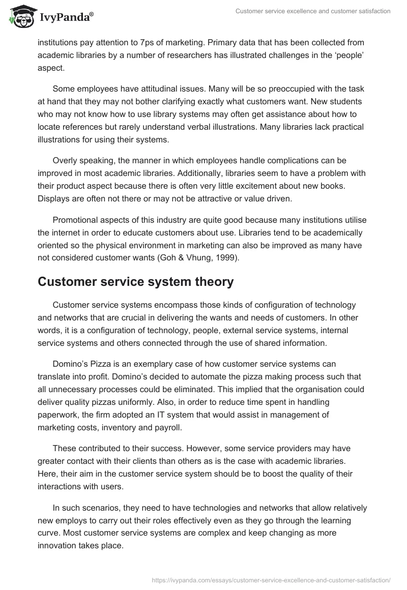 Customer Service Excellence and Customer Satisfaction. Page 3