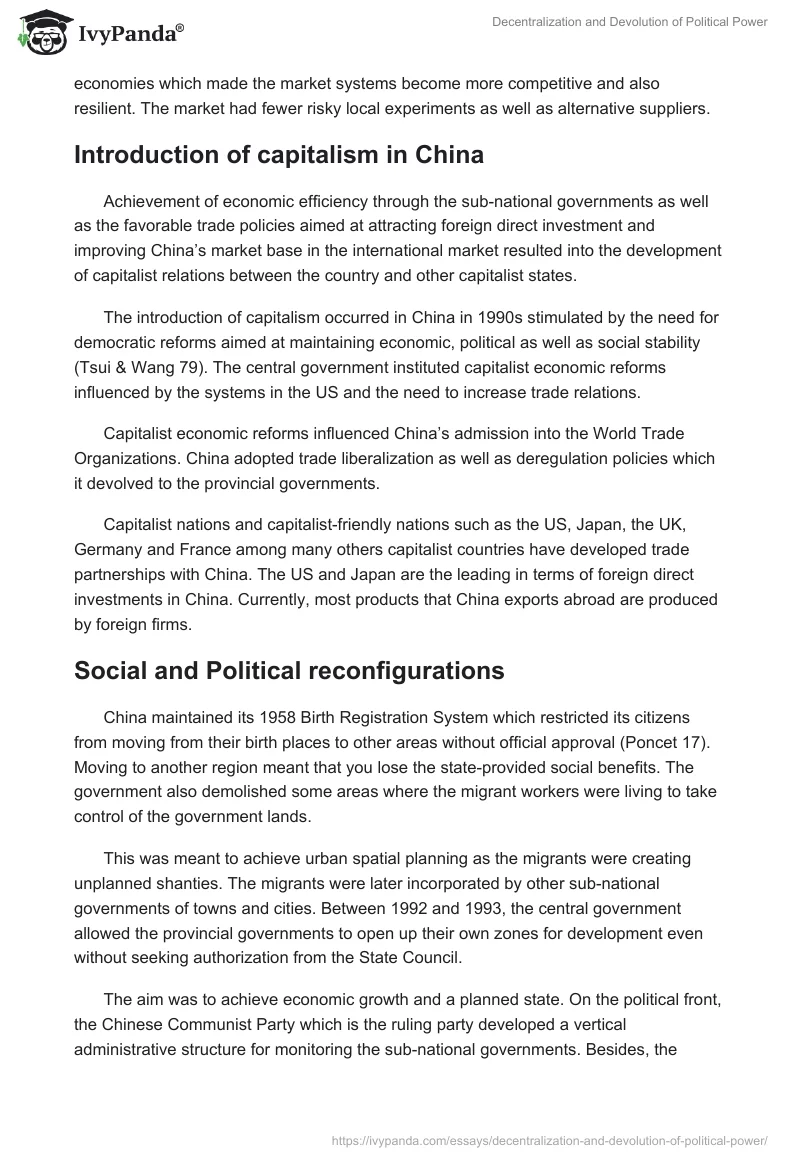 Decentralization and Devolution of Political Power. Page 4