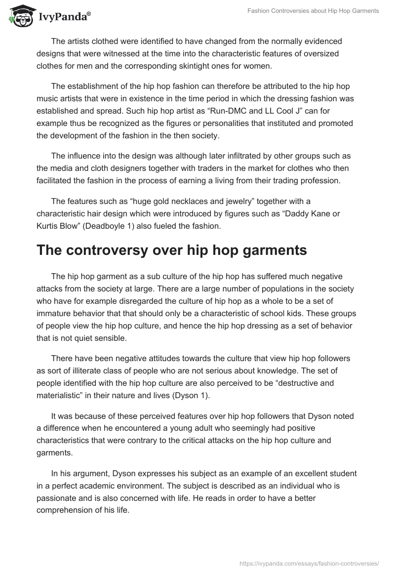 Fashion Controversies about Hip Hop Garments. Page 3