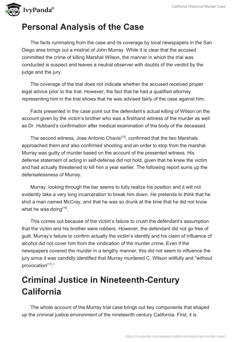 California Historical Murder Case. Page 5
