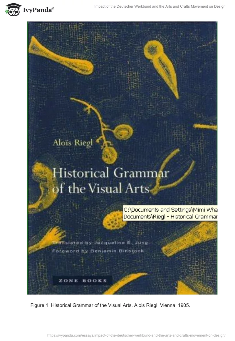 Impact of the Deutscher Werkbund and the Arts and Crafts Movement on Design. Page 5