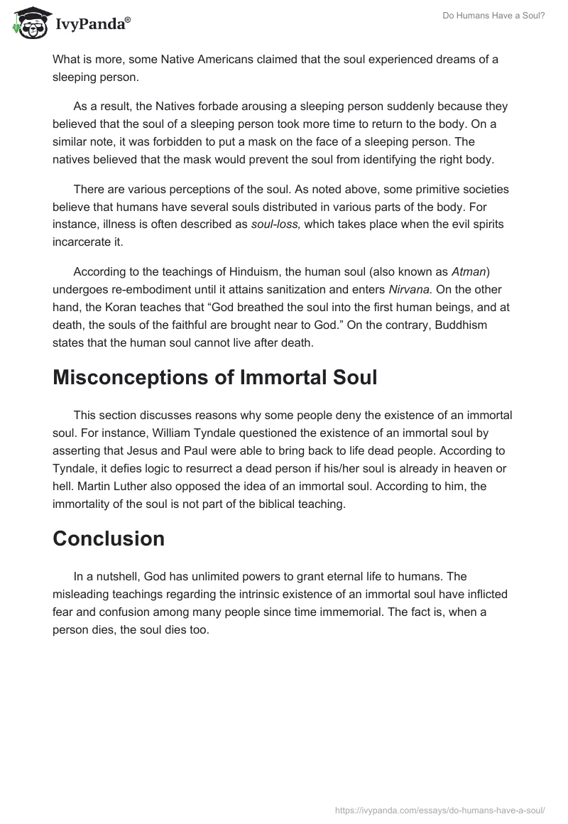 Do Humans Have a Soul?. Page 3