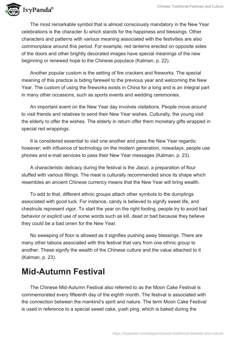 Chinese Traditional Festivals and Culture. Page 3