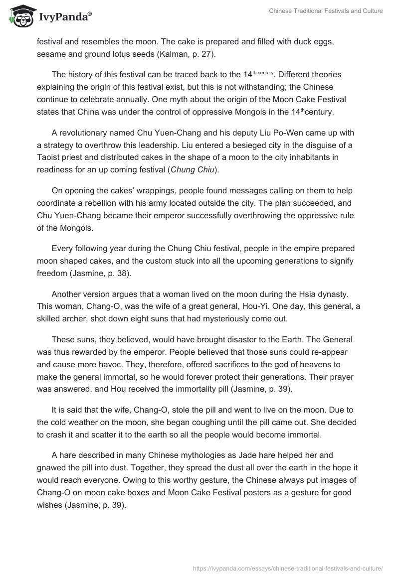 Chinese Traditional Festivals and Culture. Page 4