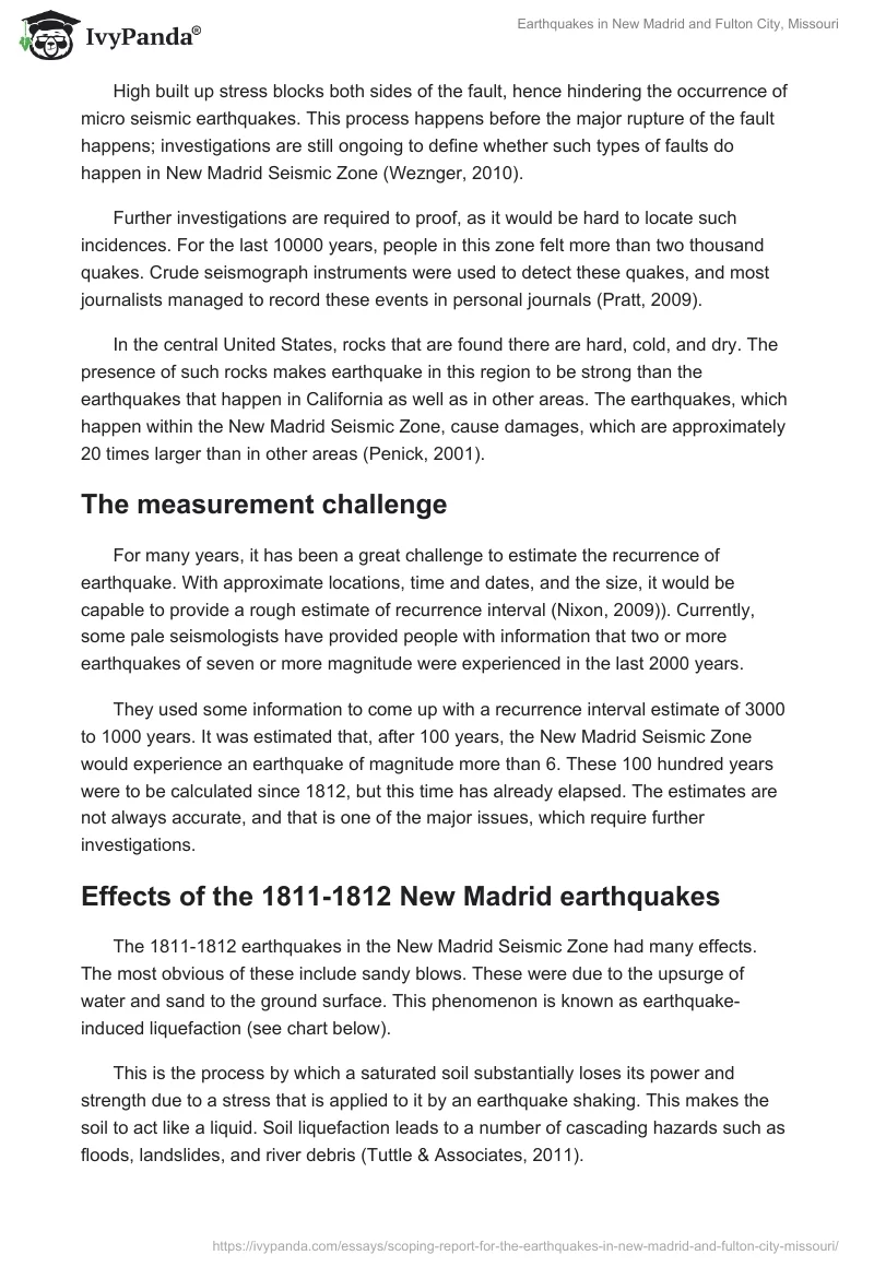 Earthquakes in New Madrid and Fulton City, Missouri. Page 5