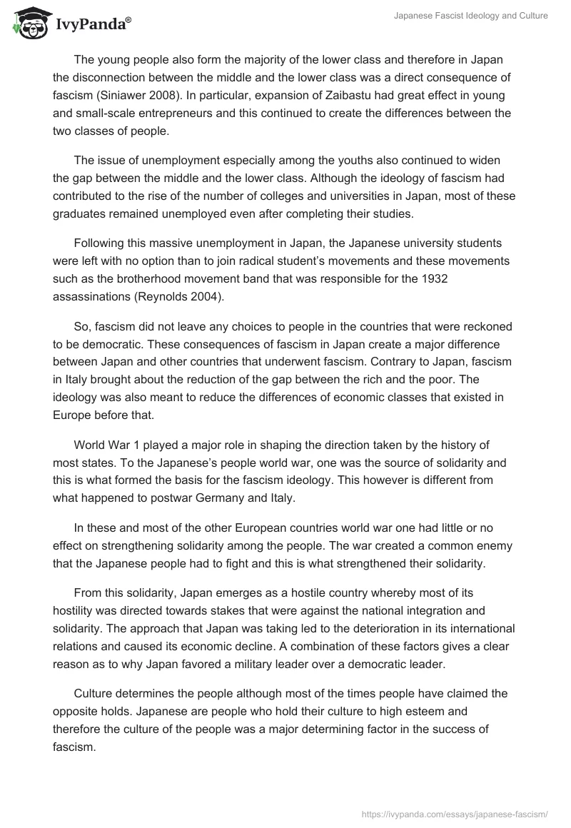 Japanese Fascist Ideology and Culture. Page 5