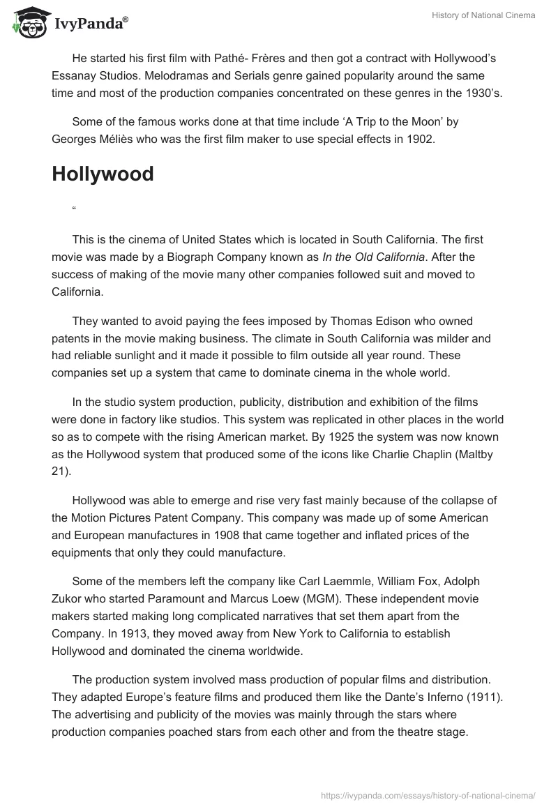 History of National Cinema. Page 3